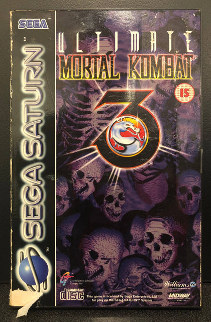 Ultimate Mortal Kombat 3 (Sega Saturn, 1995) PAL **Collection Only**.