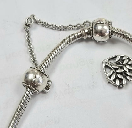 Pandora Bracelet with ~Charms 18cm