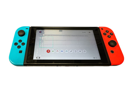 Nintendo Switch Console V2 - Neon Red/Blue