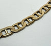 9ct yellow gold 18.5" Anchor Chain Necklace