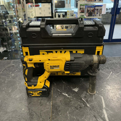 DeWalt DCH033 18V XR SDS Brushless Hammer Drill + X2 4.0AH Batteries + Charger + Case