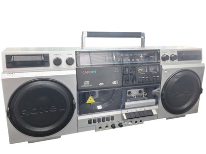 Roxel Camden DAB+ Large Retro Boombox (RCD-S905BTIBLK) - Grey - Unboxed (CD, Cassette, Bluetooth, USB)