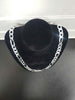 (BRAND NEW) 925 silver Figaro style chain 100.3g with box