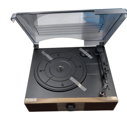 Groov-E Retro Vintage Turntable with Built-In Speakers and Bluetooth 