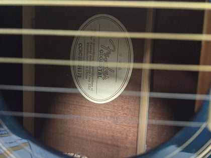 ** Collection Only ** Fender Gdo-300 TBL  Green/Blue Acoustic Guitar