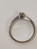 18ct White Gold Single Diamond Ring