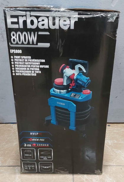 ** COLLECTION ONLY **Erbauer electric sprayer 800w 1100ml/min max 1000ml 3m hose Boxed