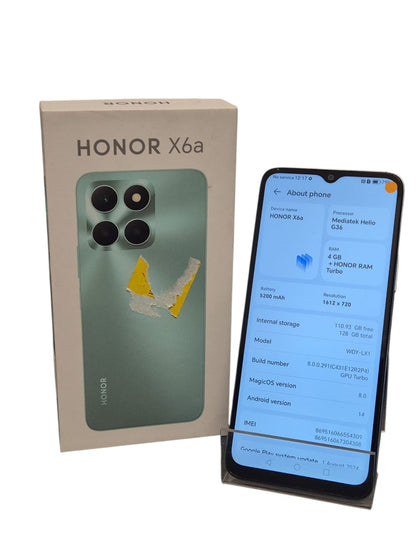Honor X6A 128Gb - 2 YEAR WARRANTY