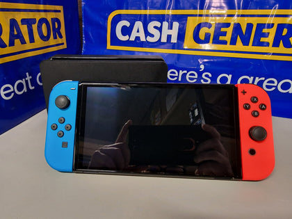 Switch Console, 64GB OLED + Neon Red/Blue Joy-Con