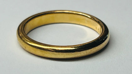 22CT GOLD RING SIZE L