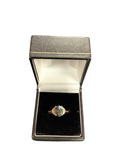 9ct Mystic Topaz ring