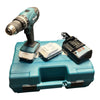 Makita HP457D 18v G-Series Lithium Combi Hammer Drill and 74 Screwdriver Bit Set