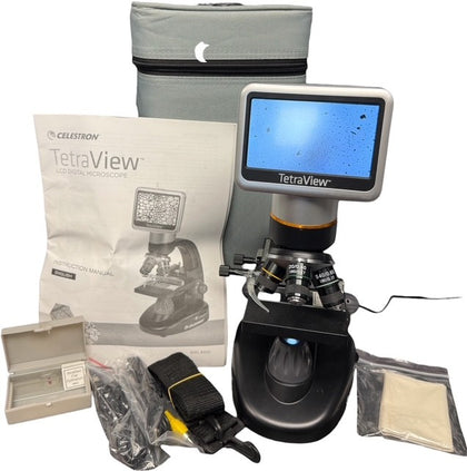 Celestron TetraView LCD Digital Microscope with 2GB SD Card