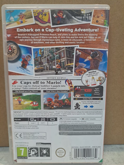 Super mario odyssey switch game
