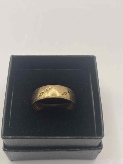 9ct Gold Ring - U
