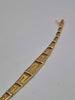 14ct Yellow Gold Greek Key Bracelet - 7.5" Long - 9.78 Grams