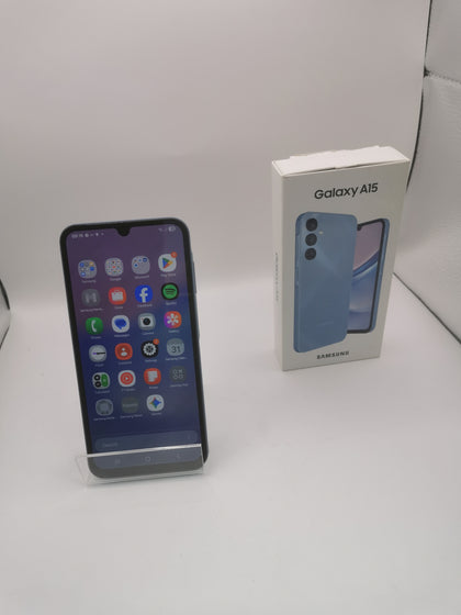 Samsung Galaxy A15 (4GB+128GB) Blue, Unlocked -Sim Card Tray Stiff