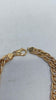 9ct Yellow Gold Interlocking Link Bracelet Chain - 8" Long - 7.11 Grams