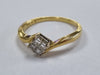 18ct Gold Diamond Ring 0.25ct Size  Q