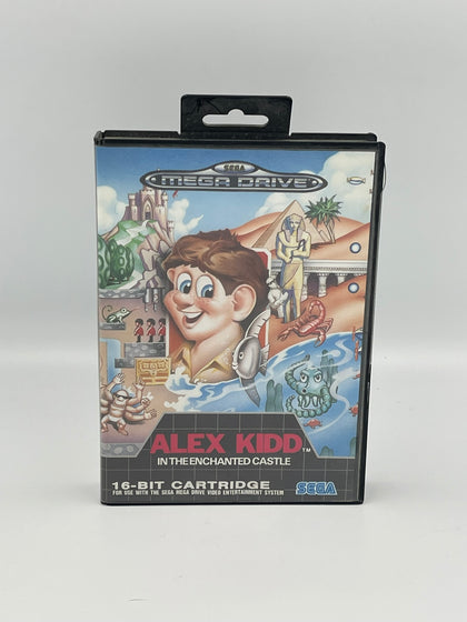 *alex kidd sega mega drive enchanted castle boxed manual