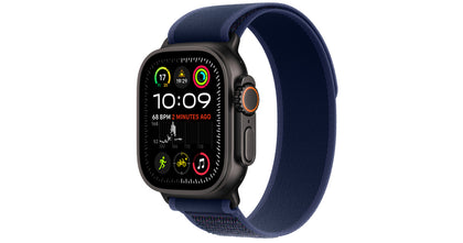 Apple Watch Ultra 2 GPS + Cellular 49mm Black Titanium Case with Blue Trail Loop Band