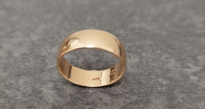 14ct Yellow Gold Band 5.21g