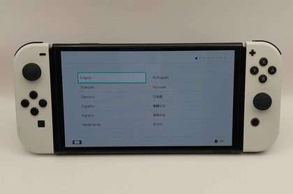 Switch console 64GB OLED with white joy-cons