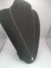 9ct Gold Chain With Heart Lockett 23" 6.5g 375 Hallmarked