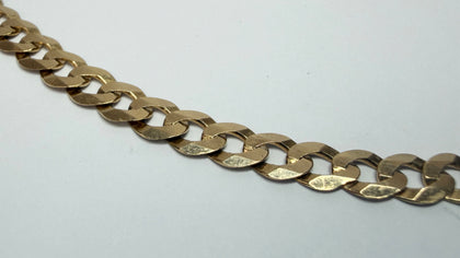 9ct gold curb chain 24