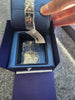 Authentic Swarovski Cosmopolitan Watch Swiss Made Blue Glitter Face