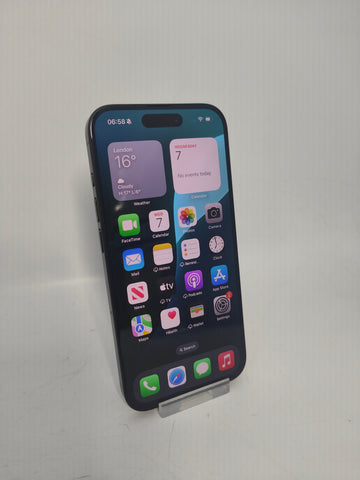 Apple iPhone 15 Pro - 128 GB - Black Titanium B/H 92%