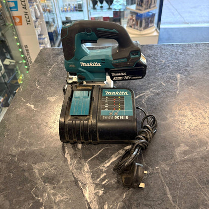 Makita DJV 184 Cordless Brushless 18v Jigsaw + 30Ah Battery And Charger