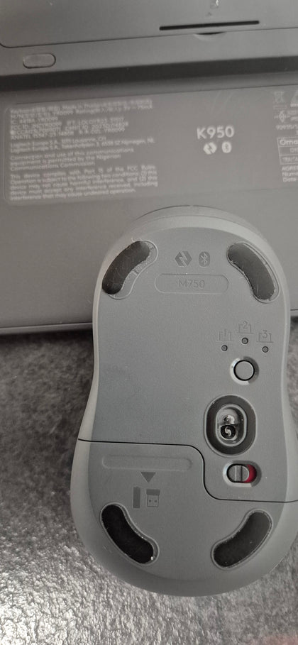 Logitech K950 and M750 Mouse Bluetooth Only