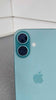 PRE OWNED, APPLE IPHONE 16,128GB, TEAL, UNLOCKED, NO BOX, BATTERY HEALTH 100%