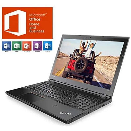 Lenovo ThinkPad L570 15.6in Laptop -Windows10 Pro, Core i5-7200U, 4GB RAM, 500GB HDD, DVD, WiFi, Bluetooth, USB 3.0, HDMI