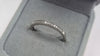 9ct white gold diamond ring size U1/2