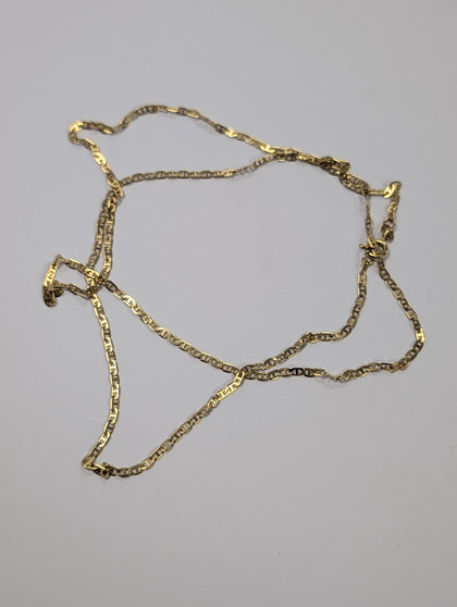 18CT GOLD FIGURE OF EIGHT CHAIN
