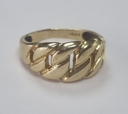 9ct Miami Cuban Link Ring N