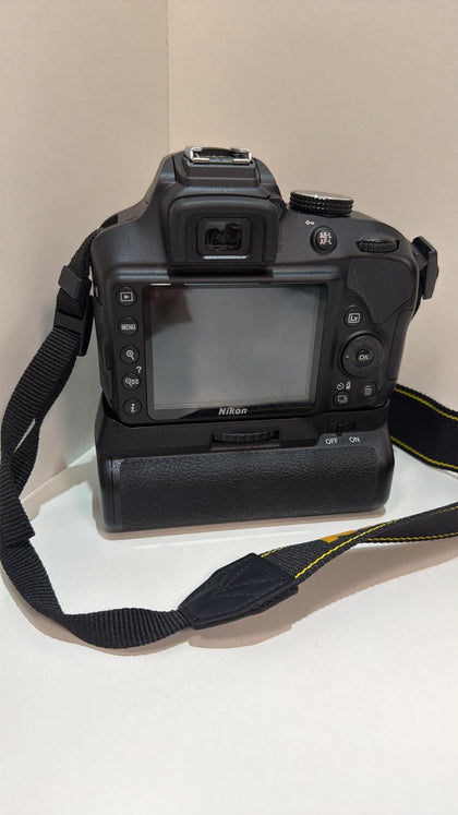 Nikon D3400 SLR Camera with 2 lenses, 4 batteries plus extras