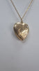 9CT GOLD 16" NECKLACE & HEART LOCKET LEYLAND