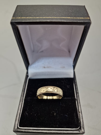 Gold Ring 375 9ct 2.9G Size L