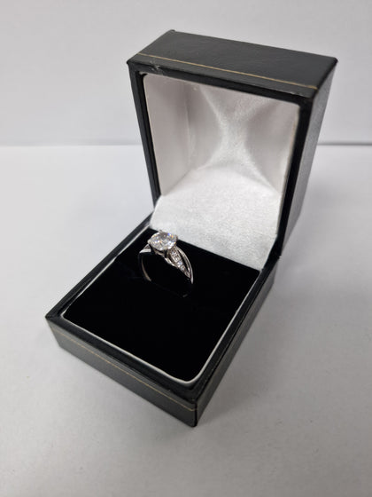 White Gold Ring 375 9ct Size K