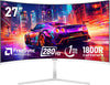 Gawfolk 27 Inch PC computer screen,1800R Curved Gaming 280Hz Monitor **Collection Only**