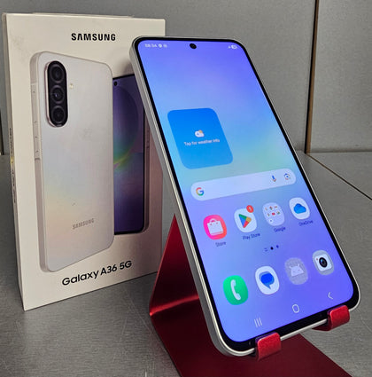 Samsung Galaxy A36 (8GB+256GB) Awesome White, Unlocked