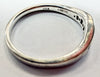 18ct White Gold Wishbone Ring size 0 1/2