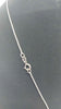 9ct White Gold Thin Chain Necklace With 9ct Pendant - 4.14 Grams - 18" Long