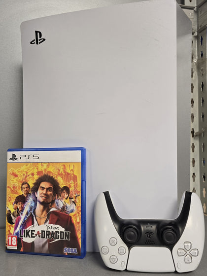 Sony Playstation 5 Console, 825GB, White, Unboxed
