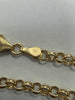 9ct Yellow Gold Belcher Chain, 26.5" Long, 17.85g, 3mm Wide - Hallmarked