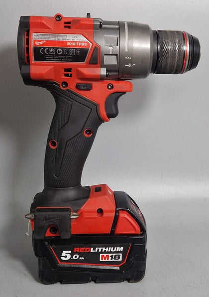 Milwaukee M18 FPD3 Fuel Combi Drill 18V Brushless Hammer Drill with 5.0ah battery