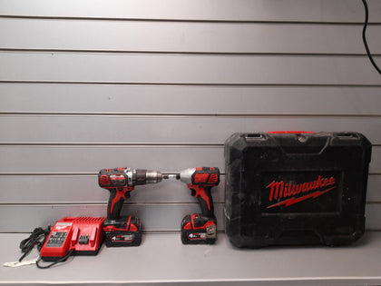 Milwaukee M18 Twin Set with charger and case